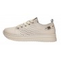 Pantofi dama casual din piele naturala cu perforatii - Latiffa Bej Late GSK3053B